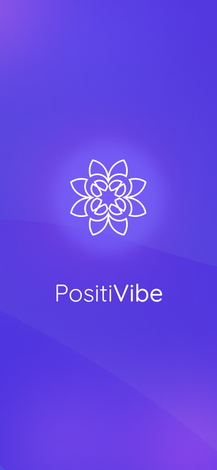 PositiVibe App Splash Screen